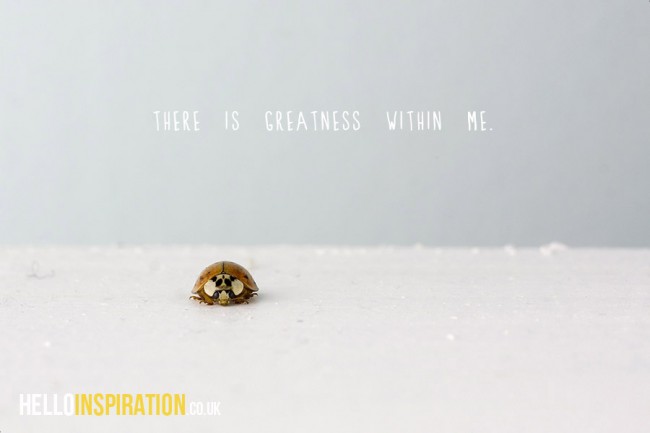 'There Is Greatness Within Me' Design
